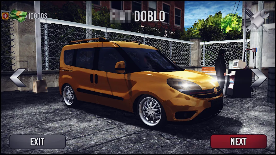 Doblo Drift Simulator (Добло Дрифт Симулятор)  [МОД Unlimited Money] Screenshot 1