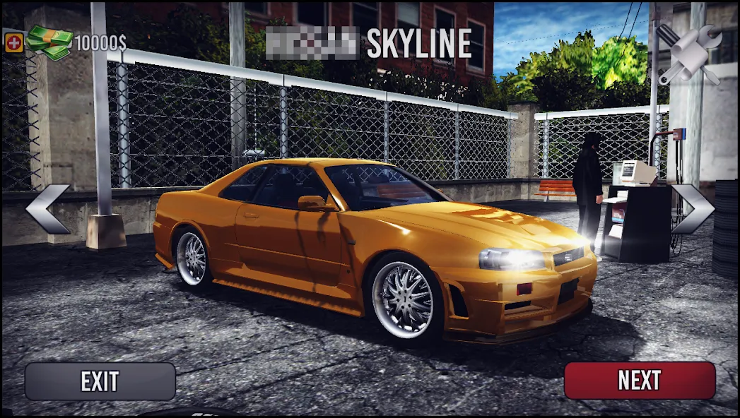 Skyline Drift Simulator (Скайлайн Дрифт Симулятор)  [МОД Все открыто] Screenshot 1