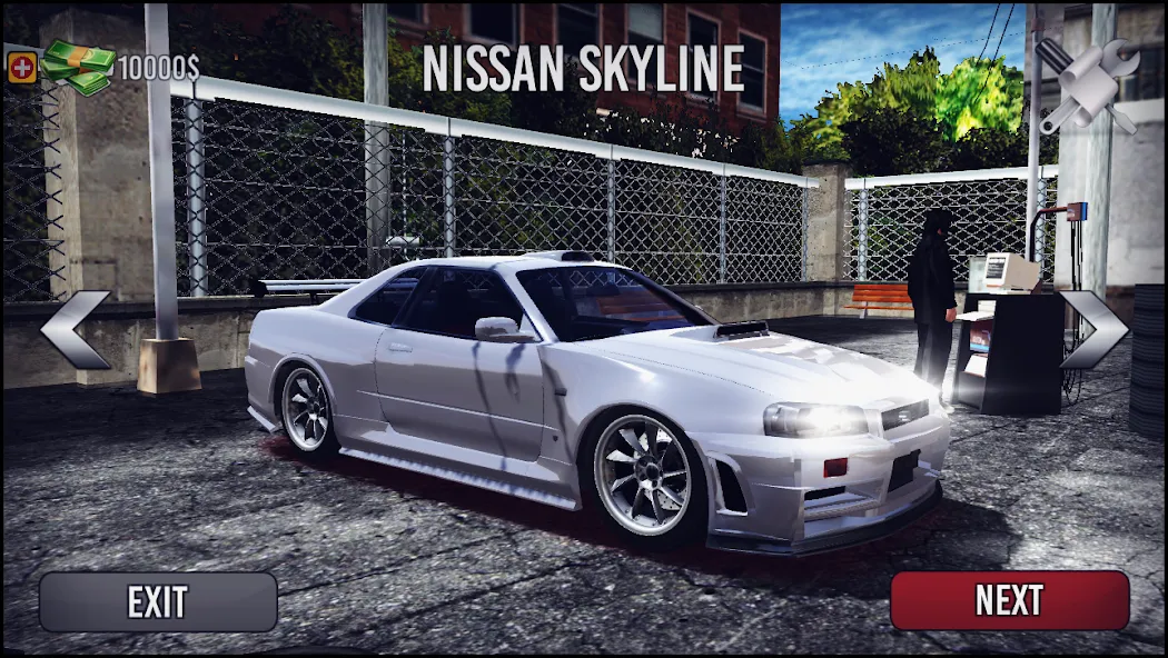 Skyline Drift Simulator (Скайлайн Дрифт Симулятор)  [МОД Все открыто] Screenshot 2