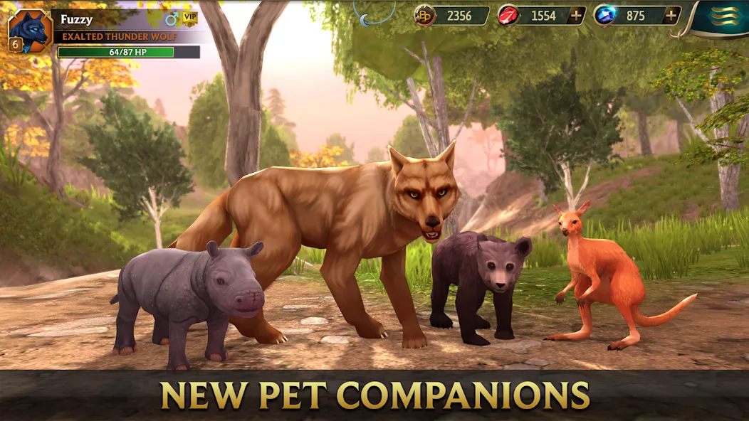 Wolf Tales - Wild Animal Sim (Вулф Тейлс)  [МОД Все открыто] Screenshot 2