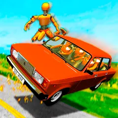 Взлом VAZ Crash Test Simulator 2  [МОД Mega Pack] - последняя версия apk на Андроид