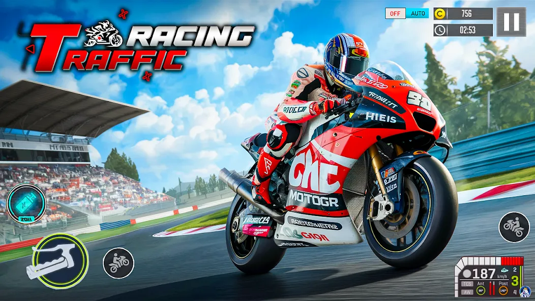 Moto Racing 3d Motorcycle Game (Дерт Байк Рейсинг 3Д)  [МОД Меню] Screenshot 2