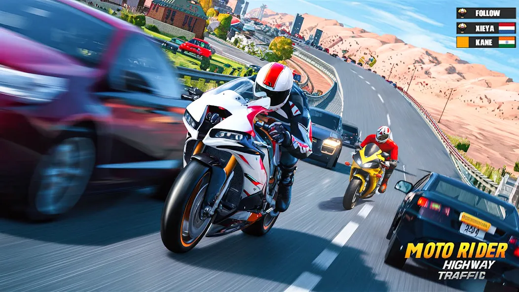 Moto Racing 3d Motorcycle Game (Дерт Байк Рейсинг 3Д)  [МОД Меню] Screenshot 4