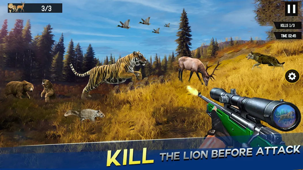 Sniper Animal Deer Hunter Game (Снайперские игры на животных)  [МОД Mega Pack] Screenshot 3