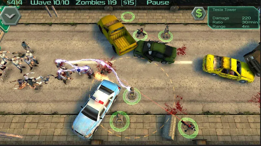 Zombie Defense (Зомби Дефенс)  [МОД Много денег] Screenshot 4