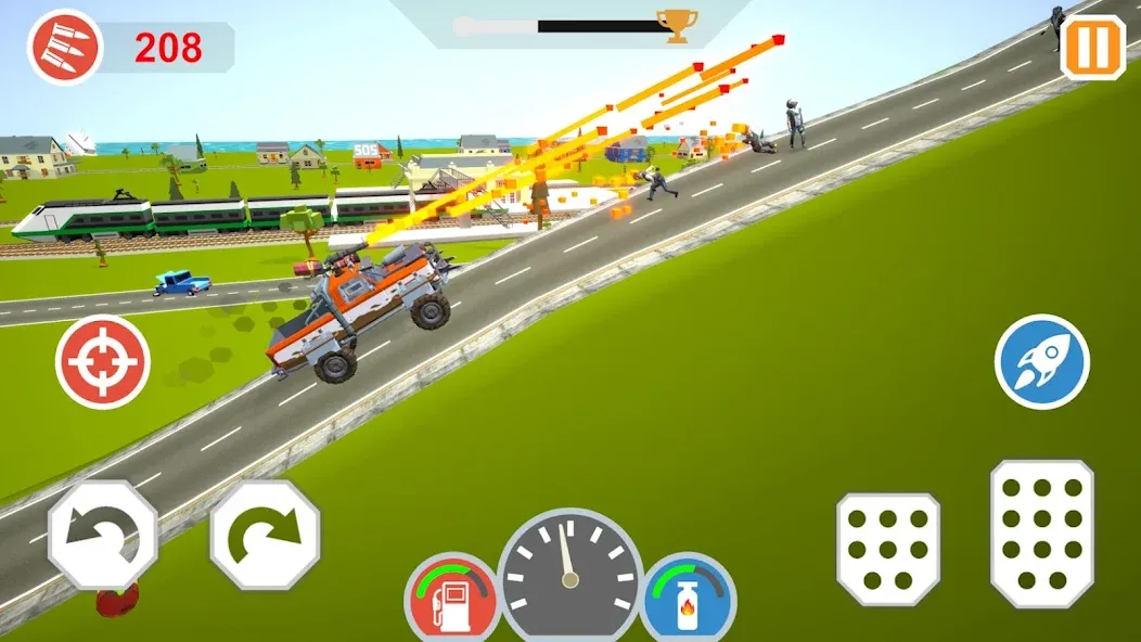 Zombie Cars Crush: Racing Die (Зомби Карс)  [МОД Unlocked] Screenshot 5