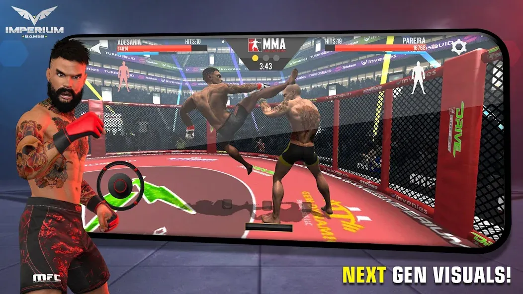 MMA Fighting Clash (ММА Файтинг Клэш)  [МОД Много монет] Screenshot 1