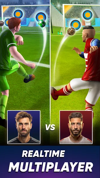 SOCCER Kicks - Stars Strike 24 (ФУТБОЛ Киксы)  [МОД Unlimited Money] Screenshot 1