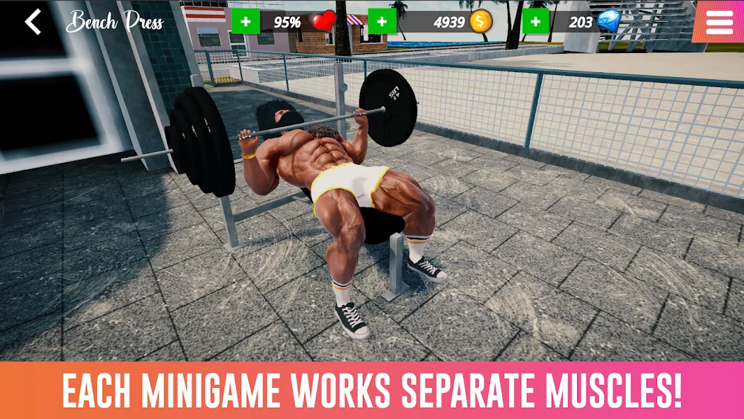 Iron Muscle IV - GYM simulator (Айрон Масл АйВи)  [МОД Меню] Screenshot 3