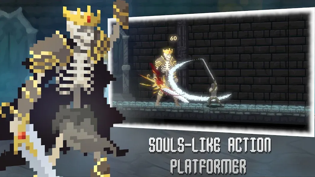 Deathblaze Action Platformer (Смертельное пламя Экшен Платформер)  [МОД Все открыто] Screenshot 1