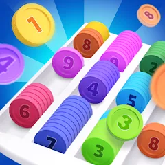 Скачать взлом Coin Sort (Коин сорт)  [МОД Menu] - последняя версия apk на Андроид