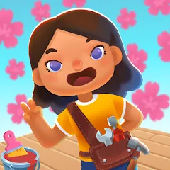 Взломанная Sunshine Days - Build A Home (Саншайн Дэйз)  [МОД Mega Pack] - стабильная версия apk на Андроид