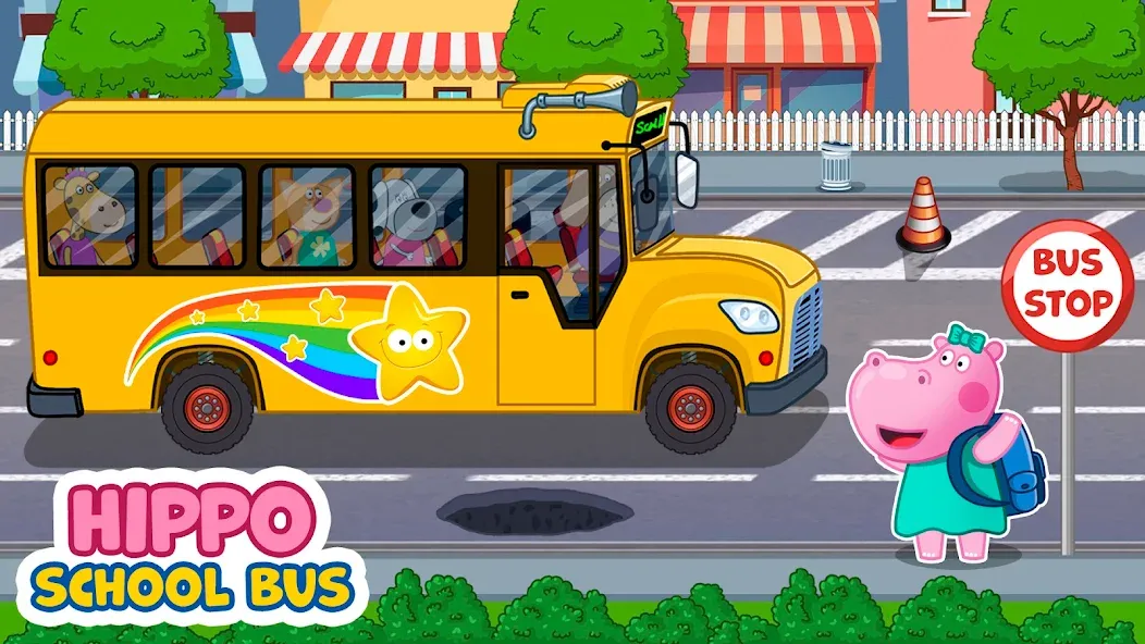 Kids School Bus Adventure  [МОД Mega Pack] Screenshot 1