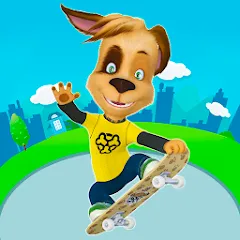 Скачать взлом Pooches: Skateboard  [МОД Menu] - стабильная версия apk на Андроид