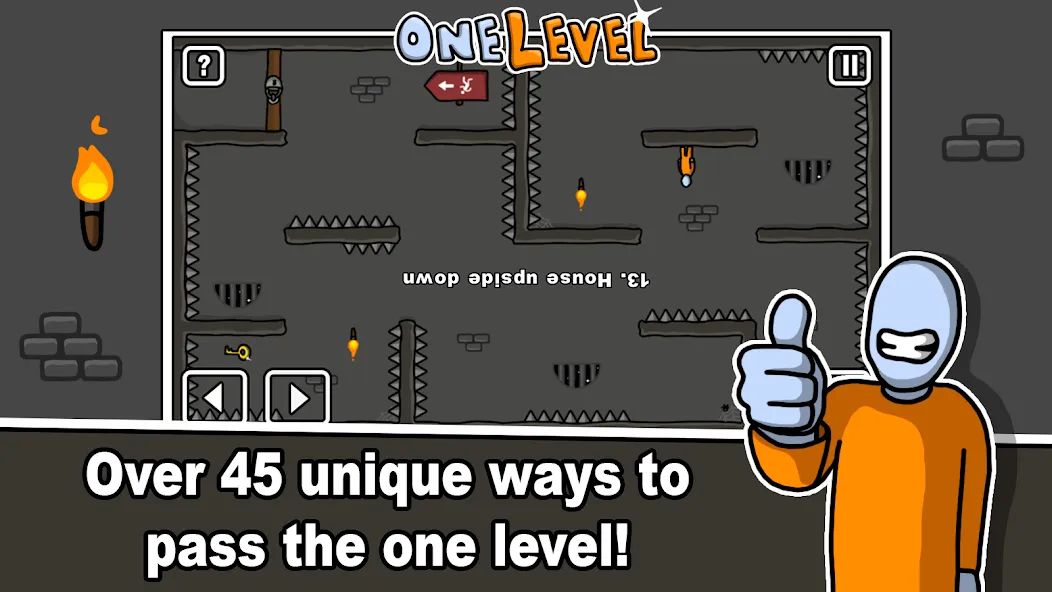 One Level: Stickman Jailbreak (Уан Левел)  [МОД Бесконечные деньги] Screenshot 2