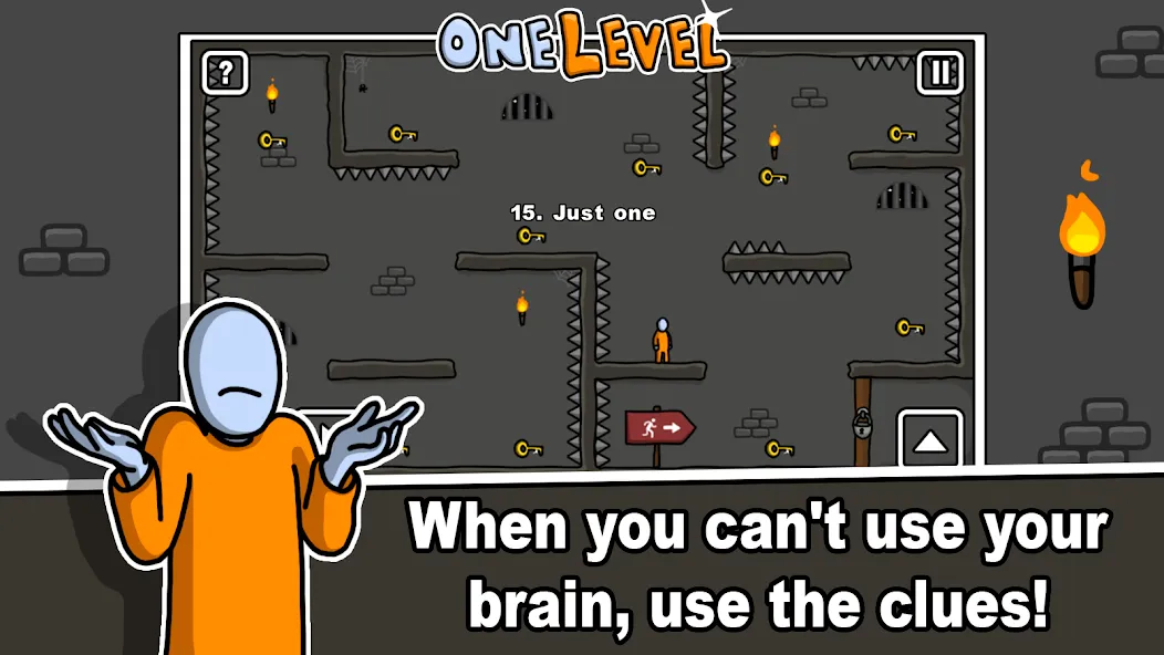 One Level: Stickman Jailbreak (Уан Левел)  [МОД Бесконечные деньги] Screenshot 5