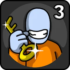 Взломанная One Level 3 Stickman Jailbreak (Один Уровень 3)  [МОД Меню] - последняя версия apk на Андроид