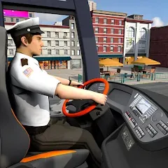 Взлом City Coach Bus City Bus Games  [МОД Mega Pack] - полная версия apk на Андроид