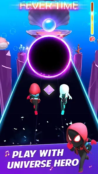 Universe Hero 3D - Music&Swing (Юниверс Хиро 3Д)  [МОД Unlocked] Screenshot 4