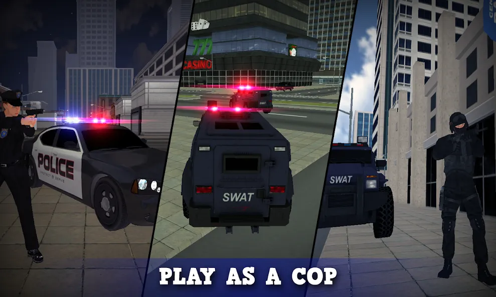 Justice Rivals 3 Cops&Robbers  [МОД Unlocked] Screenshot 1