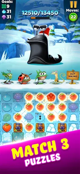 Best Fiends - Match 3 Puzzles (Бест Фиендс)  [МОД Unlimited Money] Screenshot 3