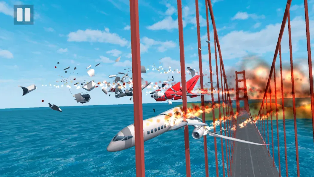 Plane Crash: Flight Simulator (Плейн Краш)  [МОД Много денег] Screenshot 2