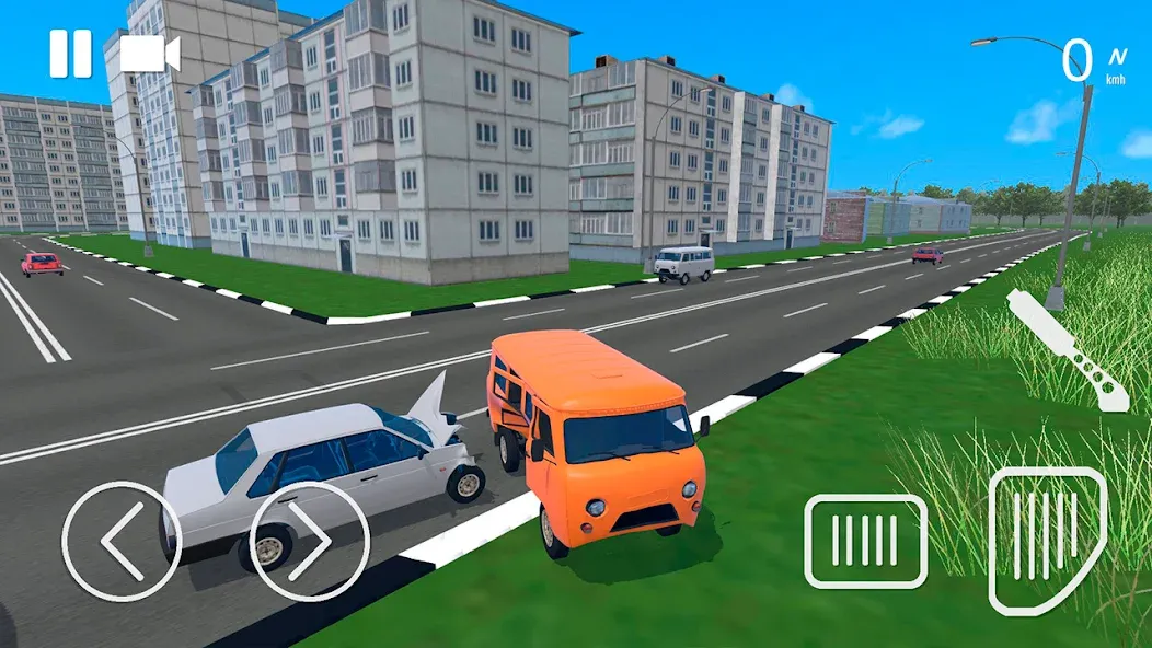 Russian Car Crash Simulator (Рашн Кар Краш Симулятор)  [МОД Много денег] Screenshot 4