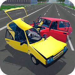 Взломанная Russian Car Crash Simulator (Рашн Кар Краш Симулятор)  [МОД Много денег] - полная версия apk на Андроид