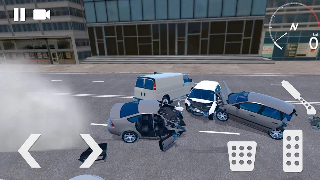 Traffic Crashes Car Crash (Трафик Краш Кар Краш)  [МОД Меню] Screenshot 1