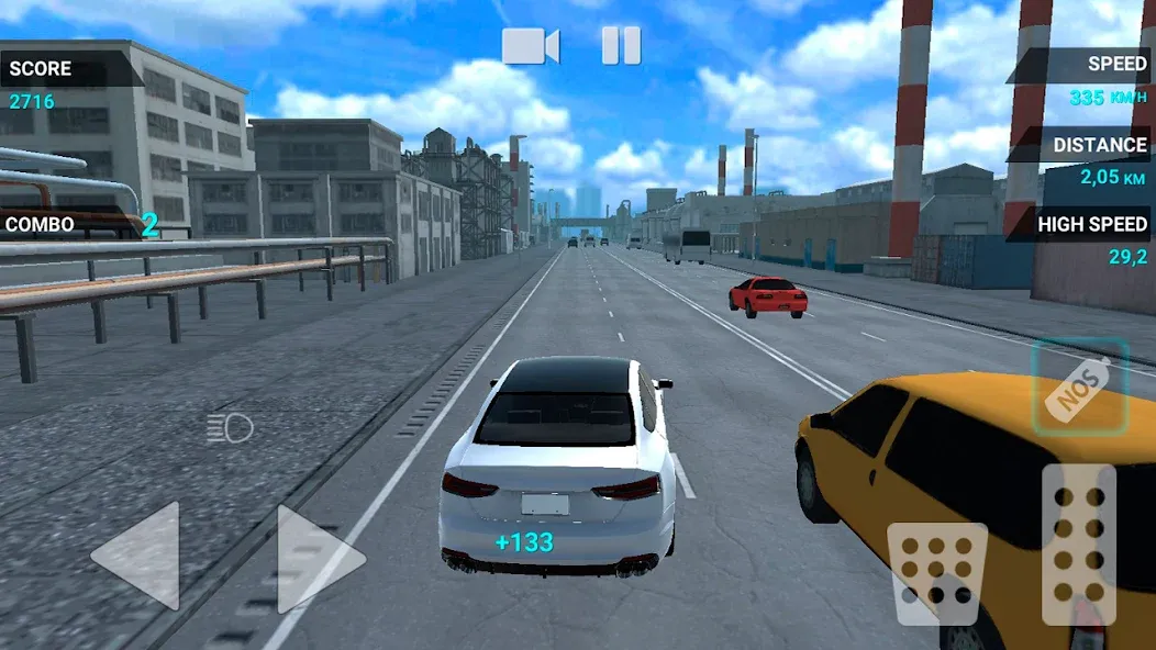 Traffic Racer Speeding Highway (Трафик Рейсер Скоростная Шоссе)  [МОД Unlocked] Screenshot 1