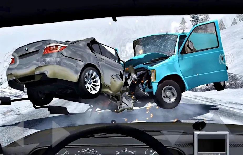 Car Crash Damage Engine Wreck (Кар Крэш Дамаг Энджин Врек)  [МОД Unlocked] Screenshot 4