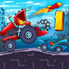 Взлом Car Eats Car - Apocalypse Race (Кар Итс Кар)  [МОД Unlocked] - последняя версия apk на Андроид