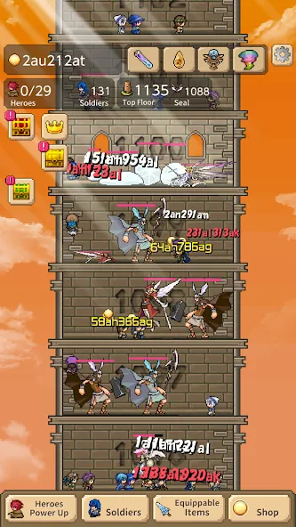 Tower of Hero (Тауэр оф Хиро)  [МОД Menu] Screenshot 3