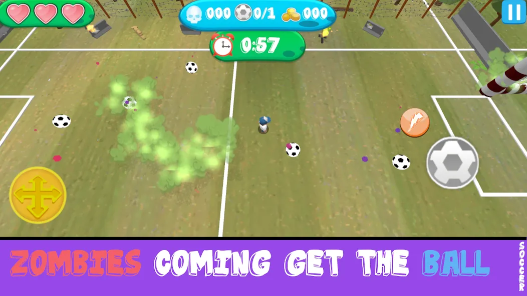 Soccer Apocalypse Survival (Соккер Апокалипсис Сурвивал)  [МОД Бесконечные деньги] Screenshot 3