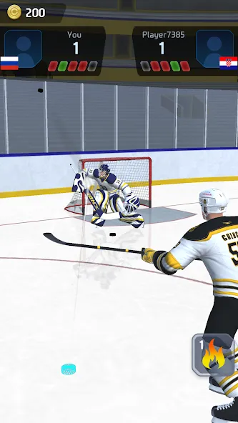 Hockey Game Stars 3D (Хоккей Гейм Старс 3D)  [МОД Unlocked] Screenshot 3