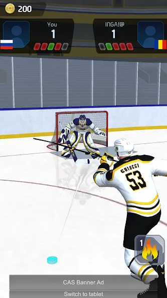 Hockey Game Stars 3D (Хоккей Гейм Старс 3D)  [МОД Unlocked] Screenshot 4