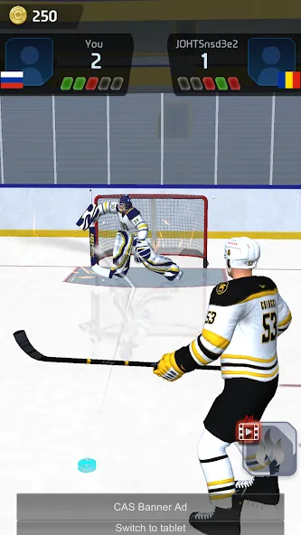 Hockey Game Stars 3D (Хоккей Гейм Старс 3D)  [МОД Unlocked] Screenshot 5