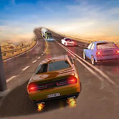 Скачать взлом Car Highway Racing for Speed (Трафик Рейсер Трафик игры)  [МОД Mega Pack] - последняя версия apk на Андроид