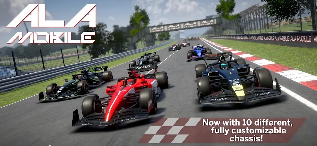 Ala Mobile GP - Formula racing (Ала Мобайл Гран При)  [МОД Mega Pack] Screenshot 1