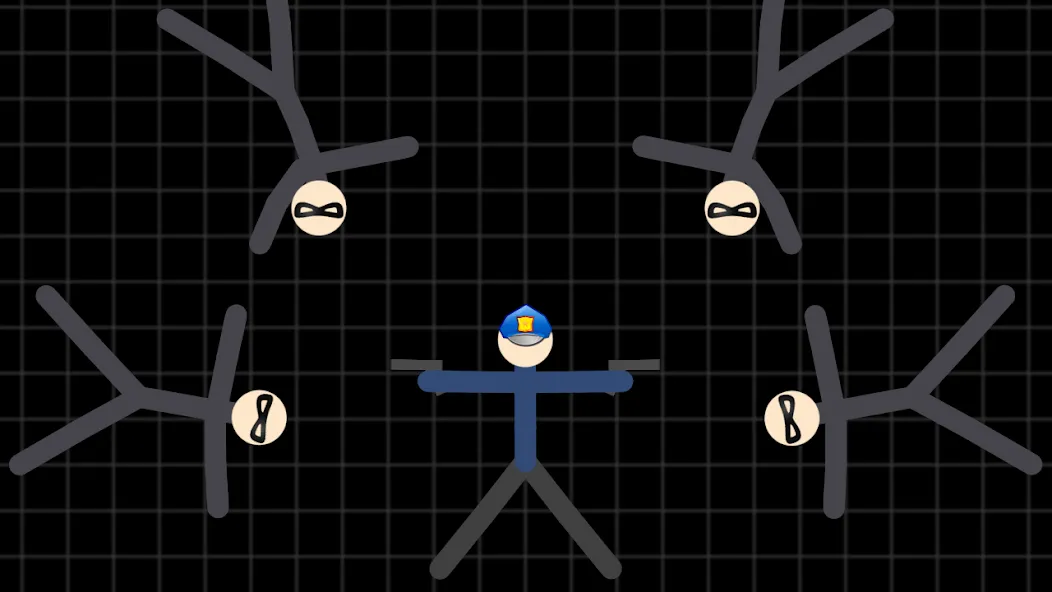 Stickman Warriors (Сткмен Вонсы)  [МОД Mega Pack] Screenshot 1