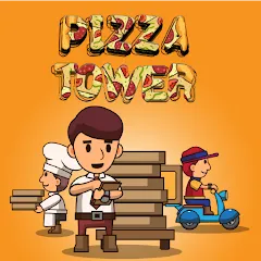 Скачать взлом Pizza Tower: Idle Tycoon (Пицца Тауэр)  [МОД Бесконечные монеты] - последняя версия apk на Андроид