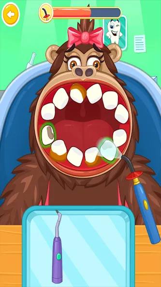 Children's doctor : dentist  [МОД Menu] Screenshot 4