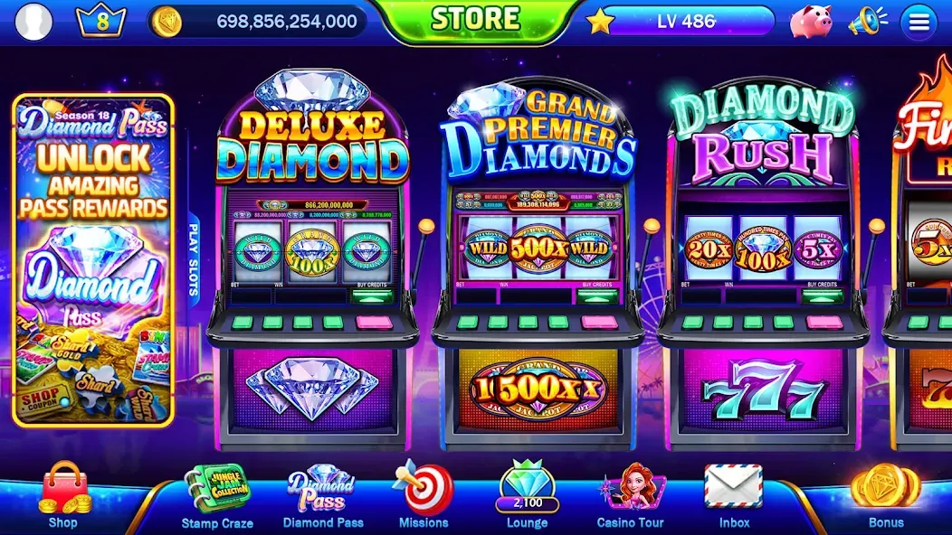 Classic Slots™ - Casino Games (Классические слоты)  [МОД Бесконечные монеты] Screenshot 2