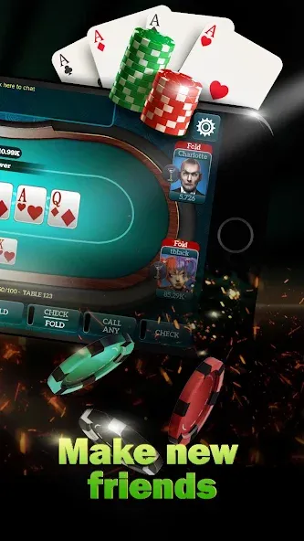 Live Poker Tables–Texas holdem  [МОД Menu] Screenshot 2