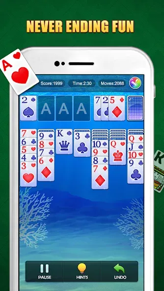 Solitaire Puzzle : Card Jigsaw (Солитер головоломка)  [МОД Все открыто] Screenshot 2