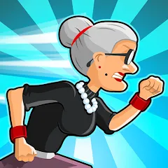 Взлом Angry Gran Run - Running Game (Энгри Гран Ран)  [МОД Unlimited Money] - последняя версия apk на Андроид