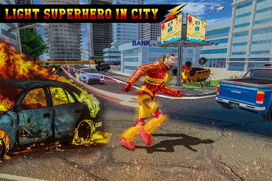 Light Superhero Speed Hero  [МОД Unlocked] Screenshot 3