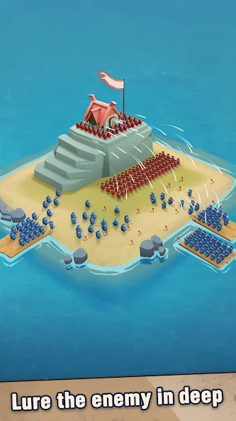 Island War (Айсланд Уор)  [МОД Бесконечные монеты] Screenshot 2