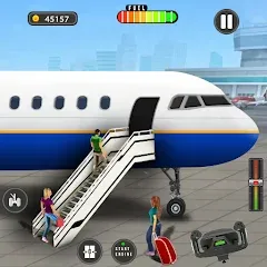 Взломанная Flight Simulator - Plane Games (Флайт Симулятор)  [МОД Menu] - полная версия apk на Андроид