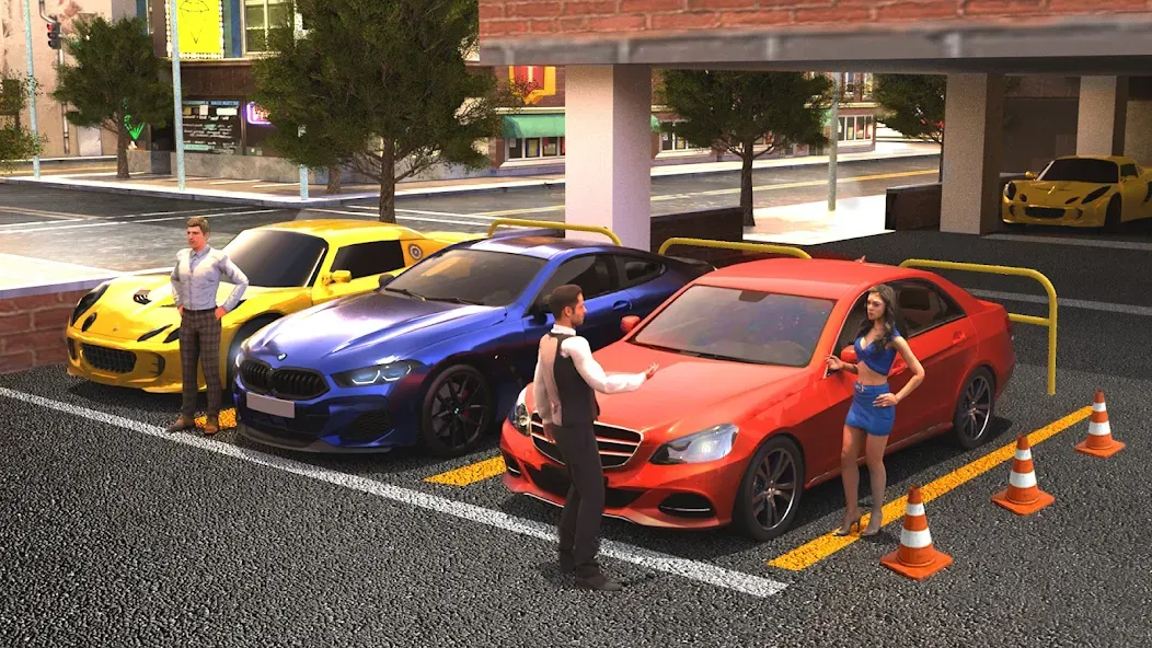 Luxury Car Parking Games  [МОД Бесконечные деньги] Screenshot 2